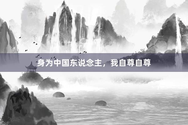 身为中国东说念主，我自尊自尊